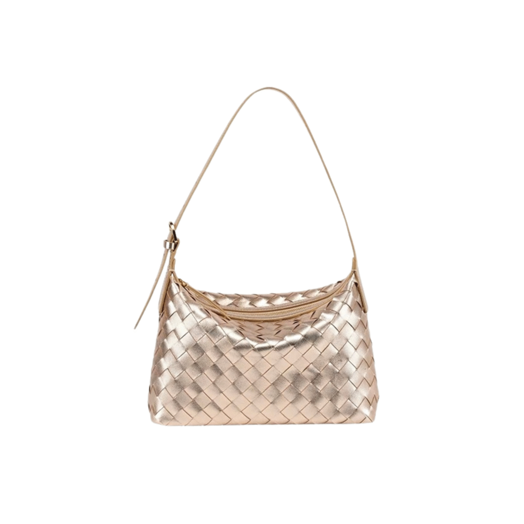Avalea Bead Bag – Túi da cừu dệt hình thoi