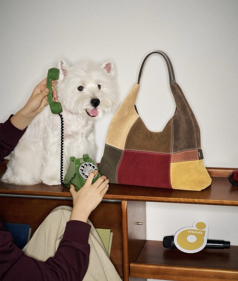 Muva Puzzle Bag – Túi da bò mảnh ghép yêu thương