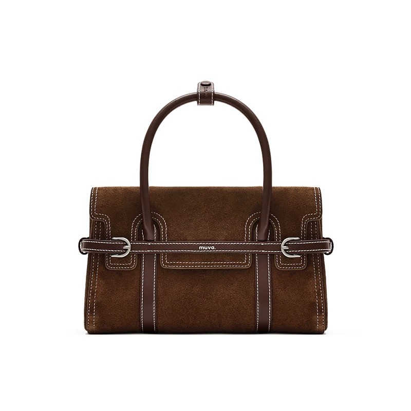 Muva Town Bag- Túi da bò phố cổ điển